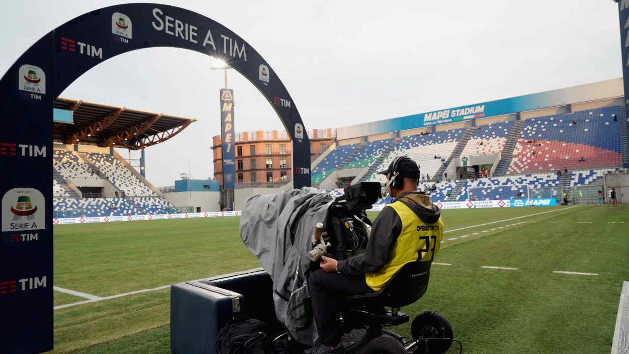 Telecamera al Mapei Stadium