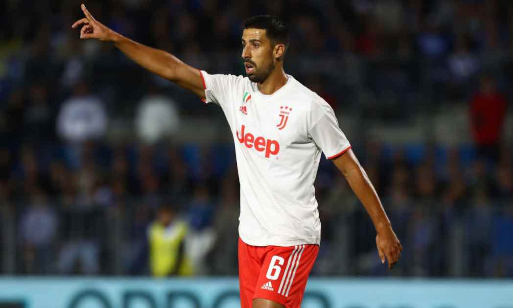 Khedira in campo con la Juventus