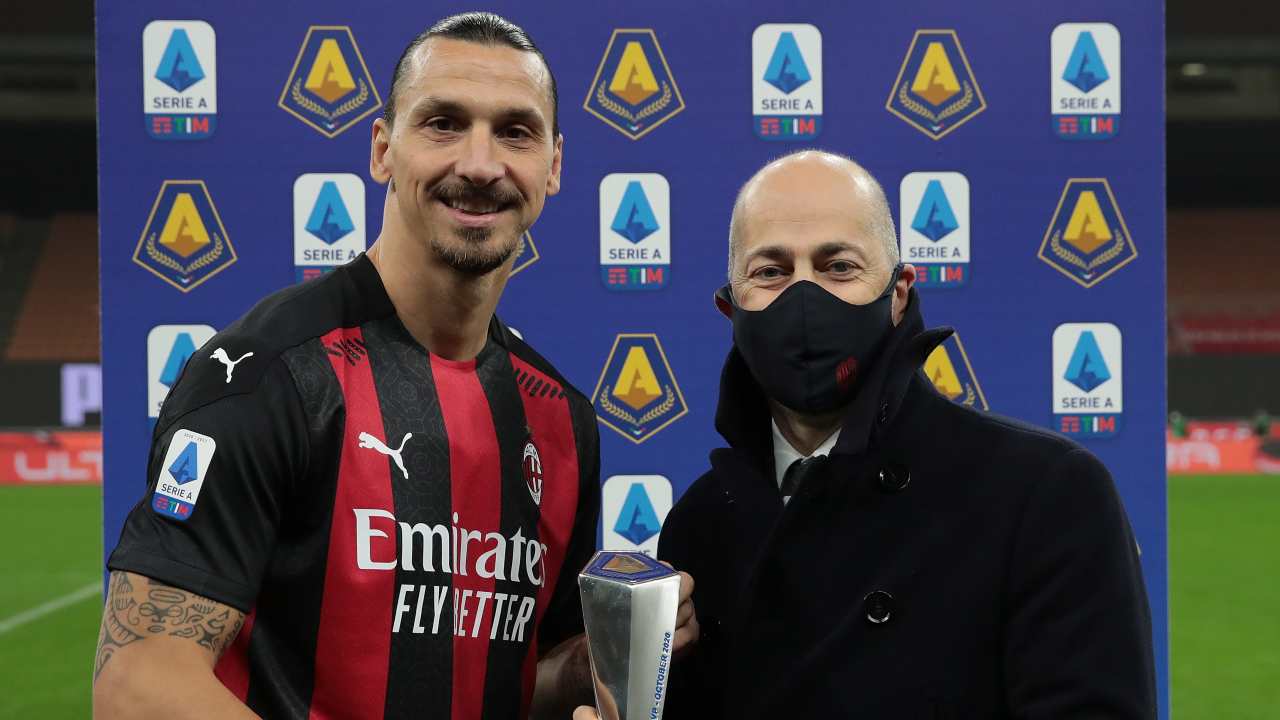 Ibrahimovic e Gazidis in posa