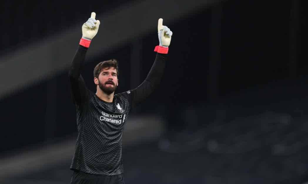 Liverpool Alisson esultanza