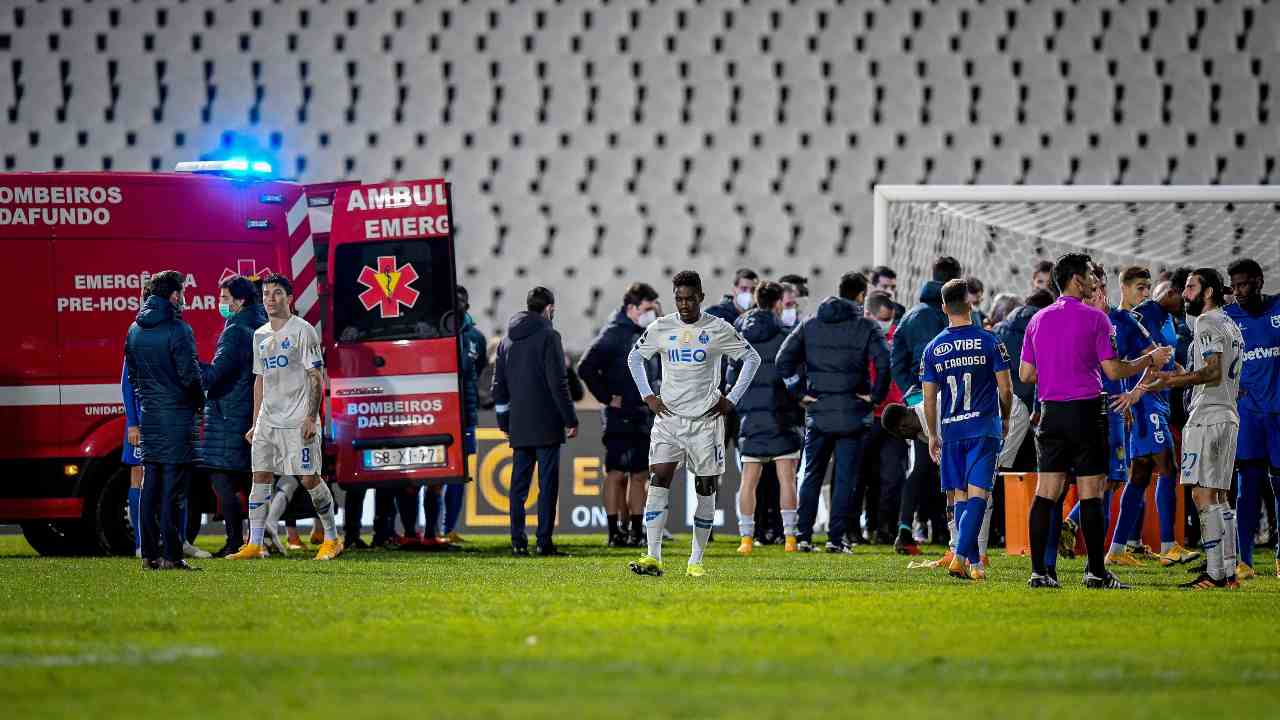 Gioco fermo in Belenenses-Porto