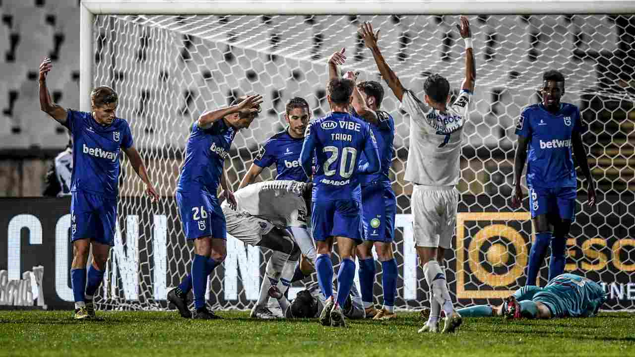 Gioco fermo in Belenenses-Porto