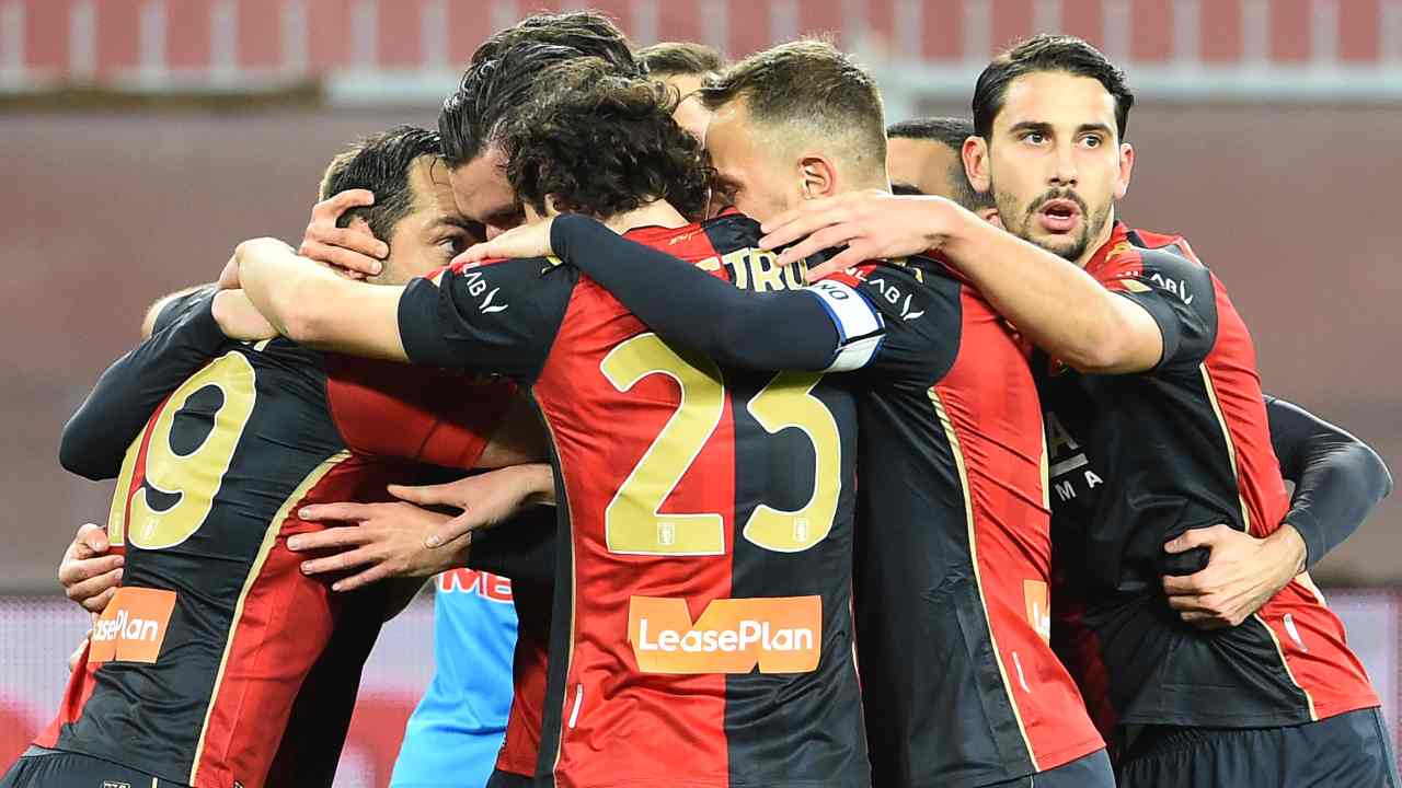 Il Genoa esulta