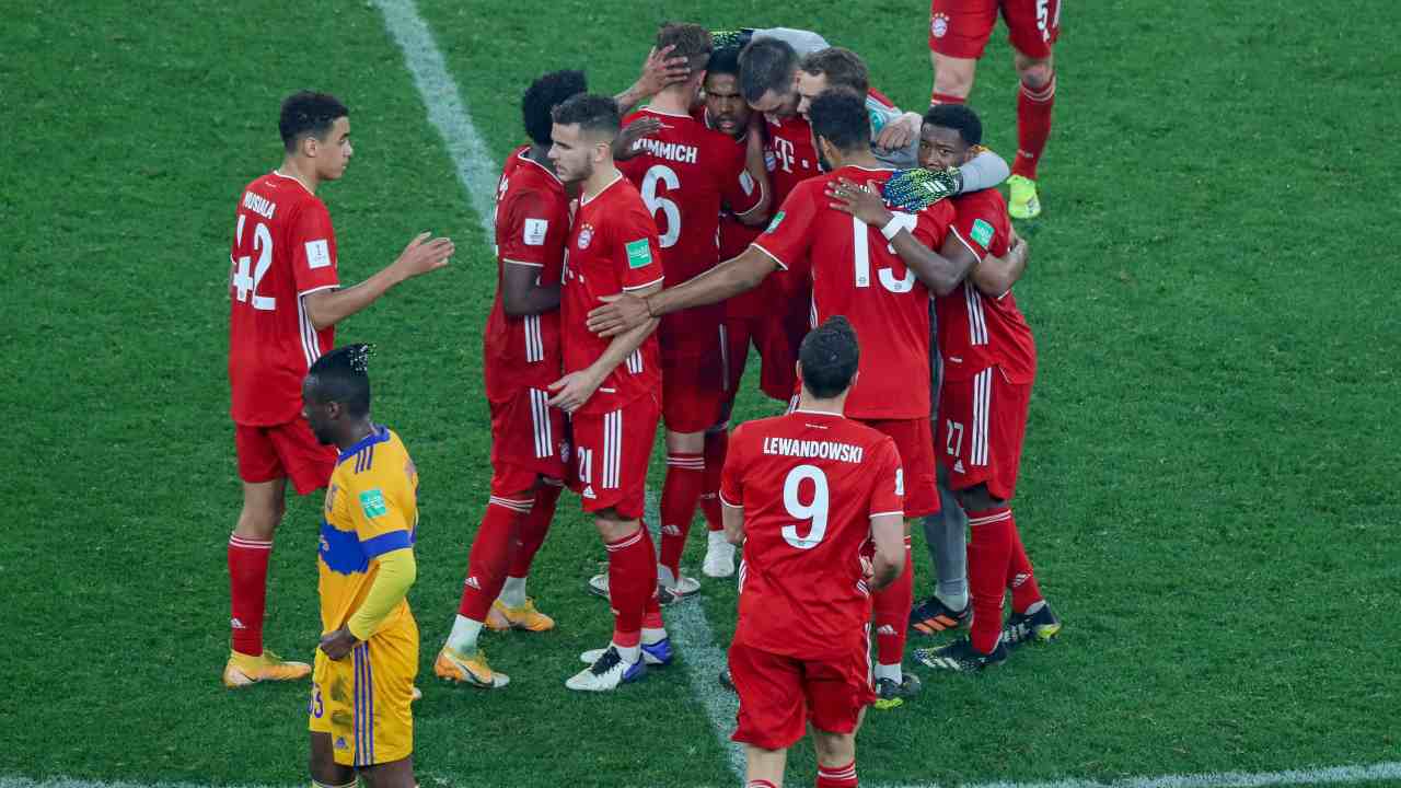 Il Bayern Monaco festeggia