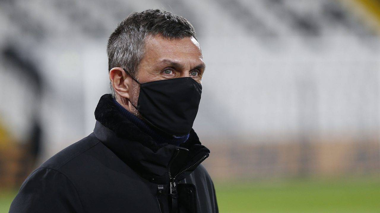 Paolo Maldini in campo