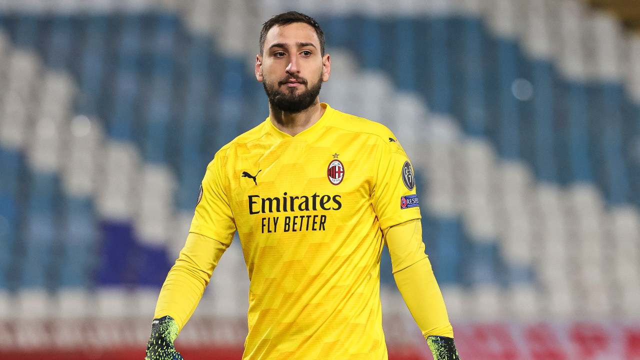 Gigio Donnarumma in campo