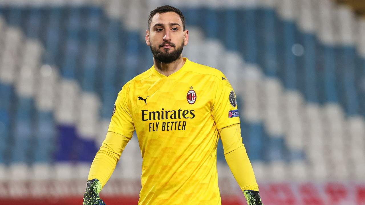 Gianluigi Donnarumma in campo