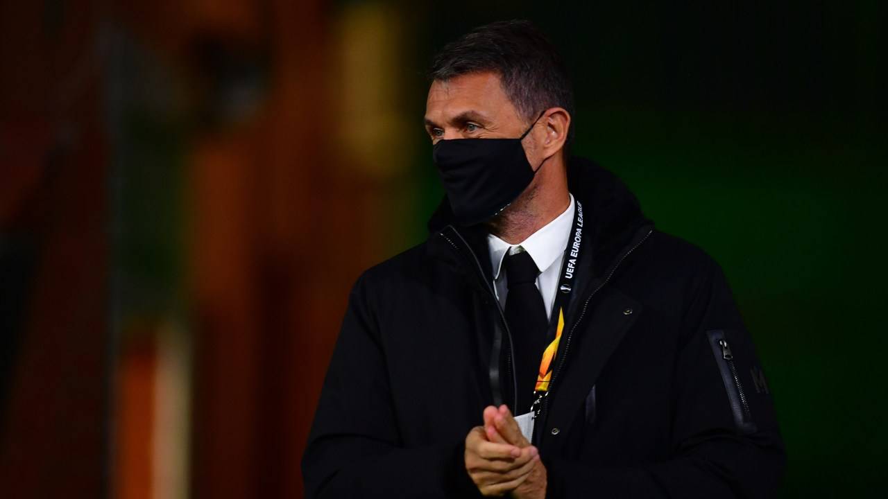 Paolo Maldini in campo