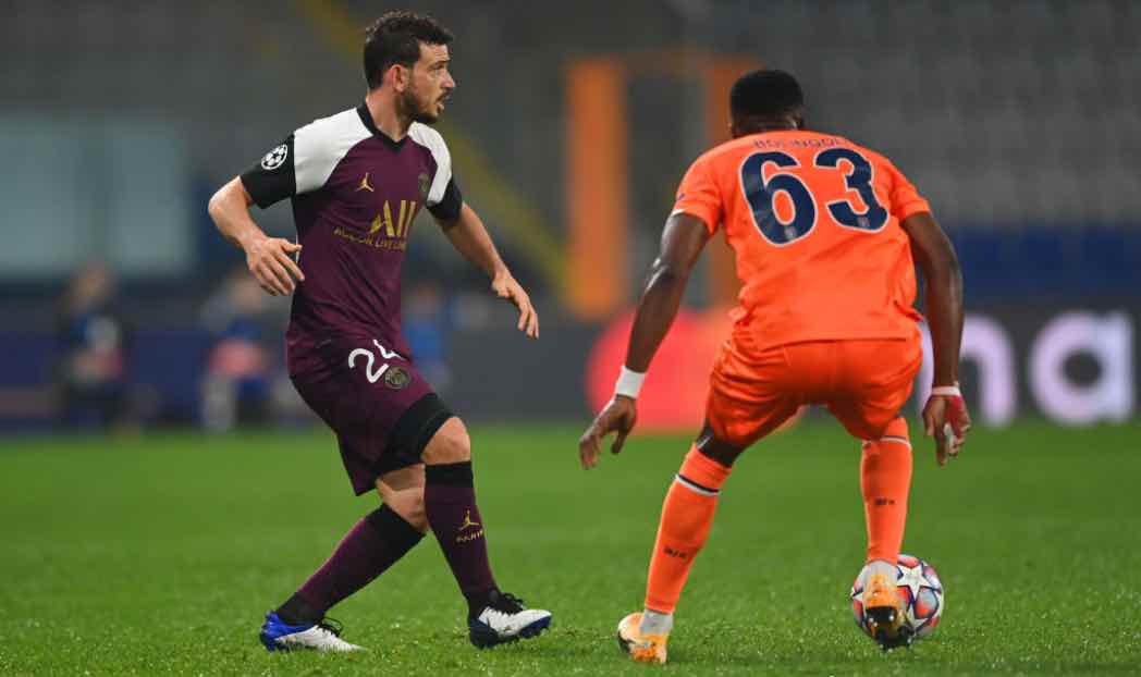 Florenzi in campo col PSG