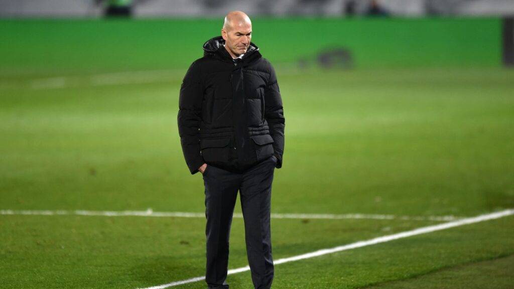Zinedine Zidane in campo