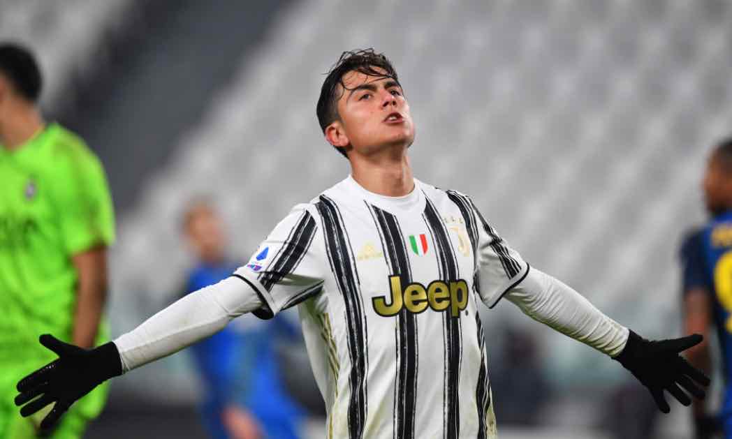 Dybala esulta in campo