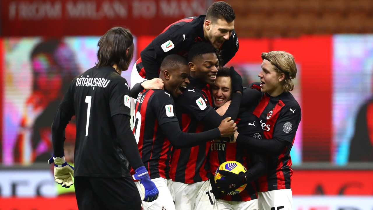 Il Milan esulta