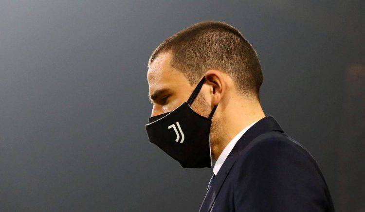 leonardo bonucci con la mascherina