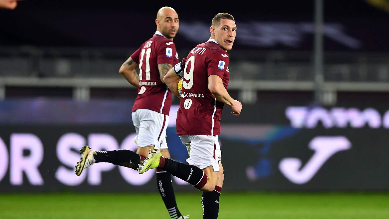 Andrea Belotti in azione