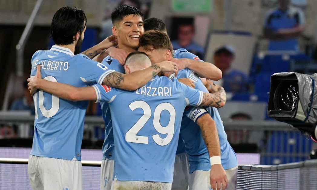 Lazio Cagliari esultanza