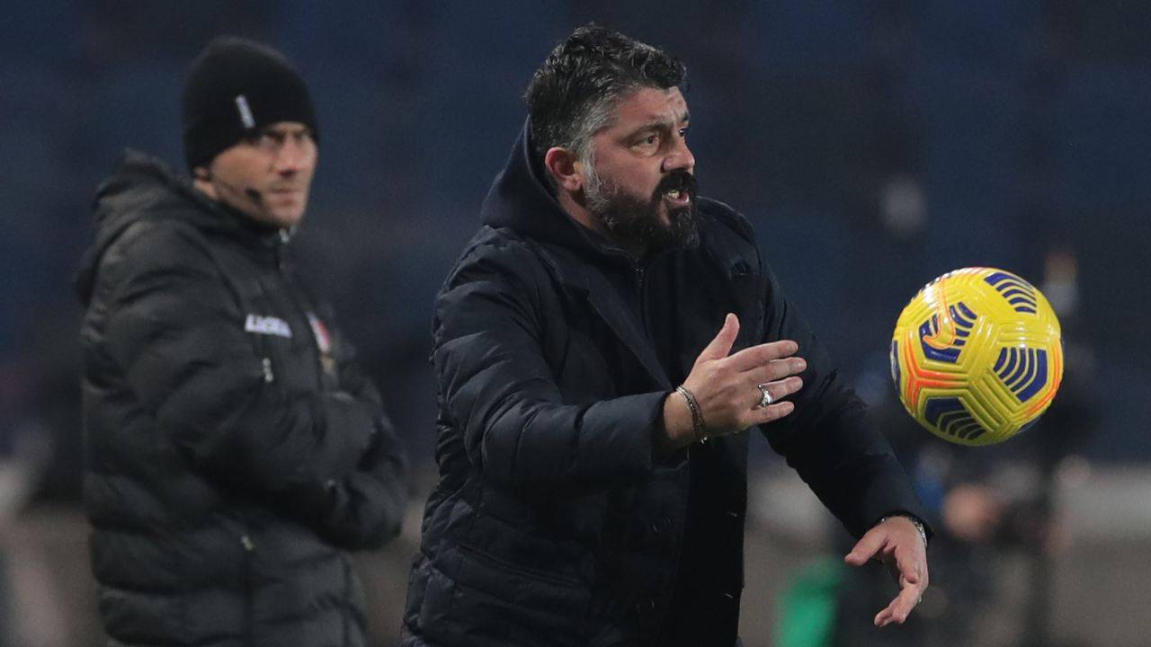 Gennaro Gattuso a bordocampo
