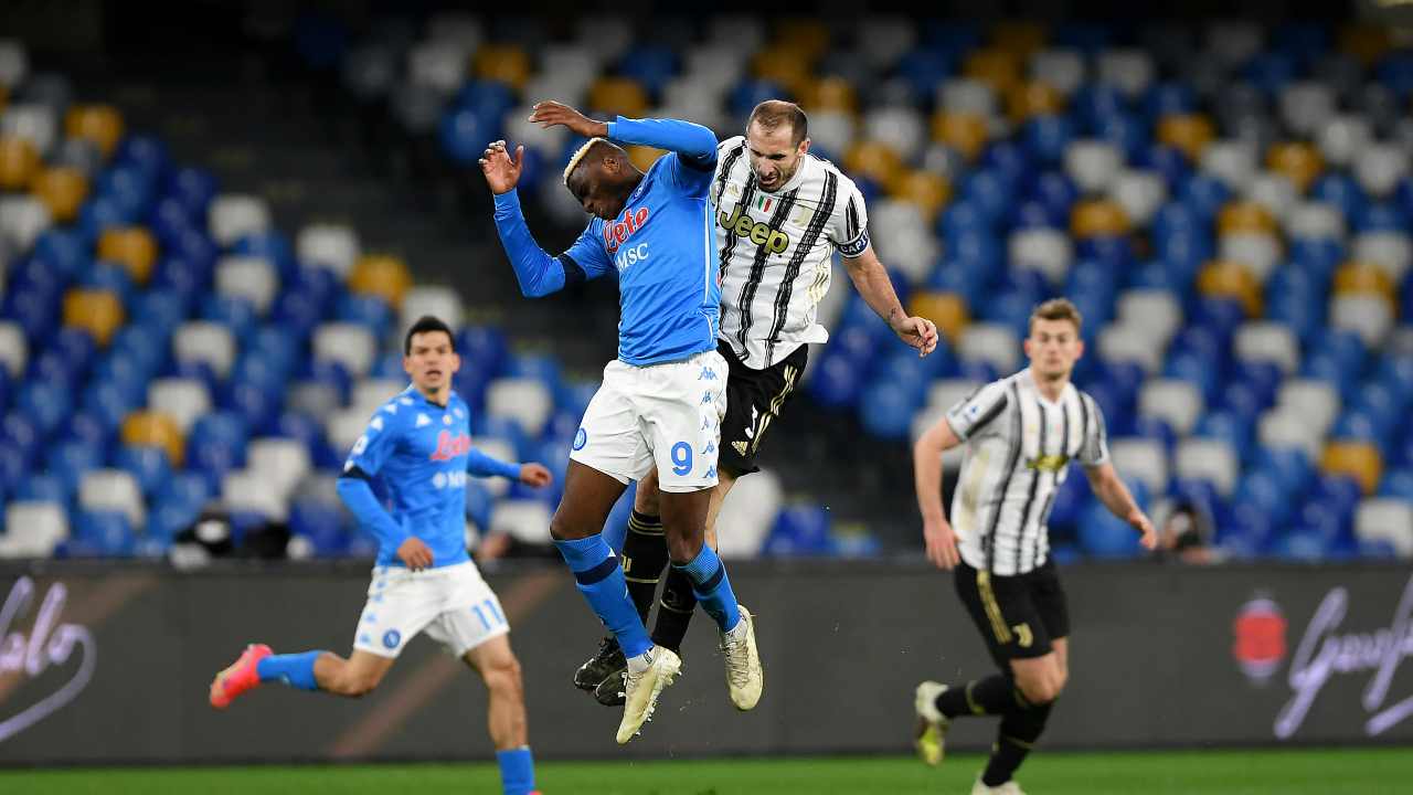 Koulibaly e Chiellini in azione