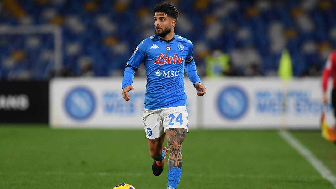 Lorenzo Insigne in campo