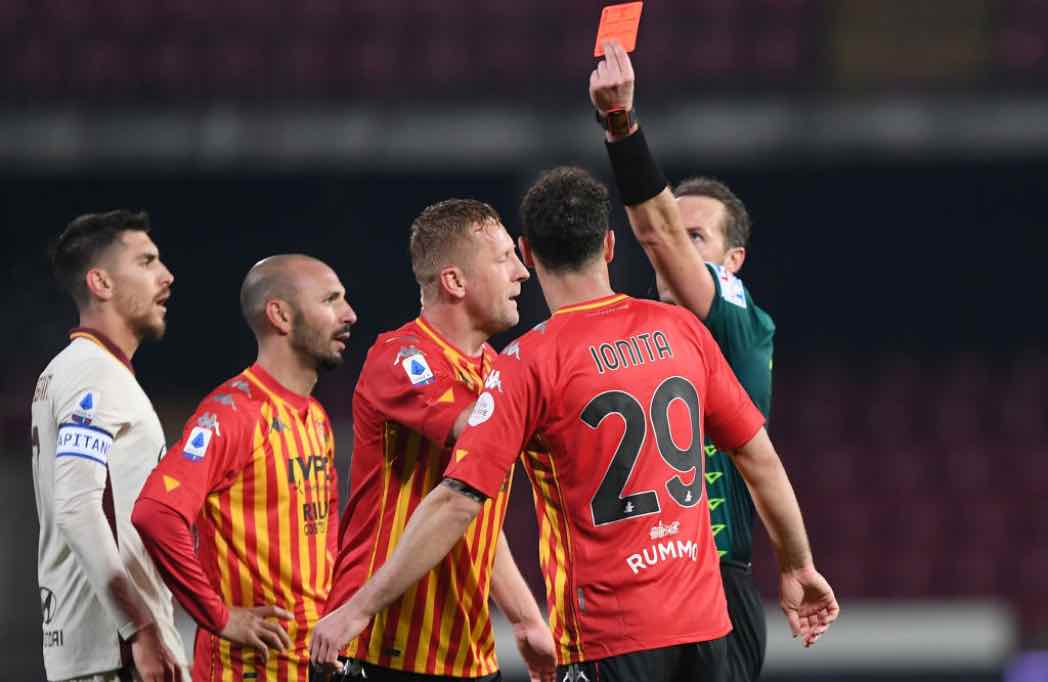 Glik espulso in Benevento-Roma