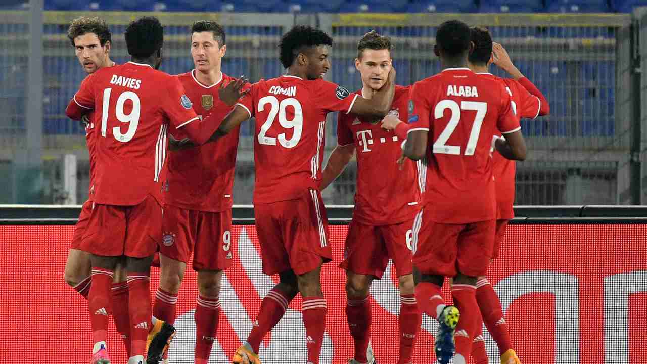 Il Bayern Monaco esulta