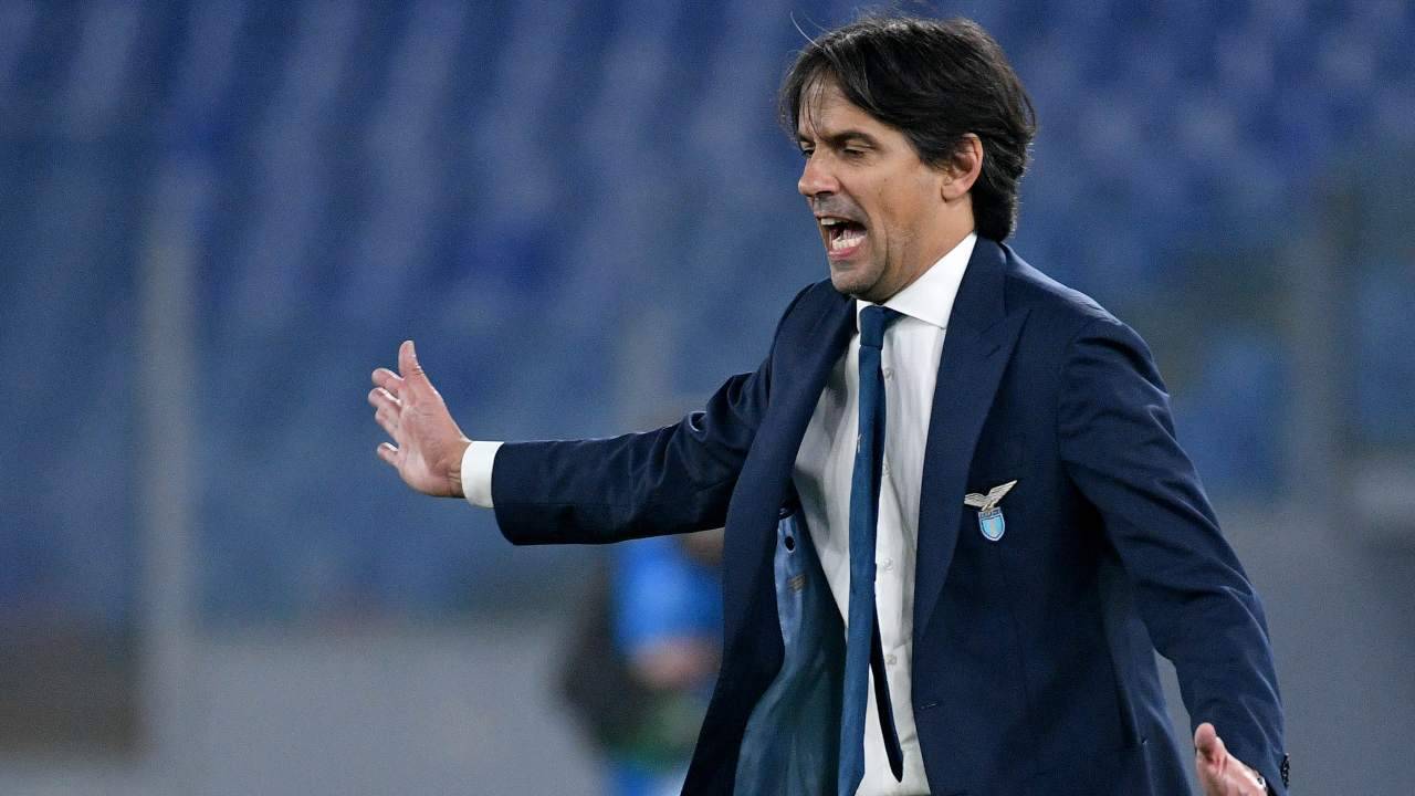 Simone Inzaghi arrabbiato