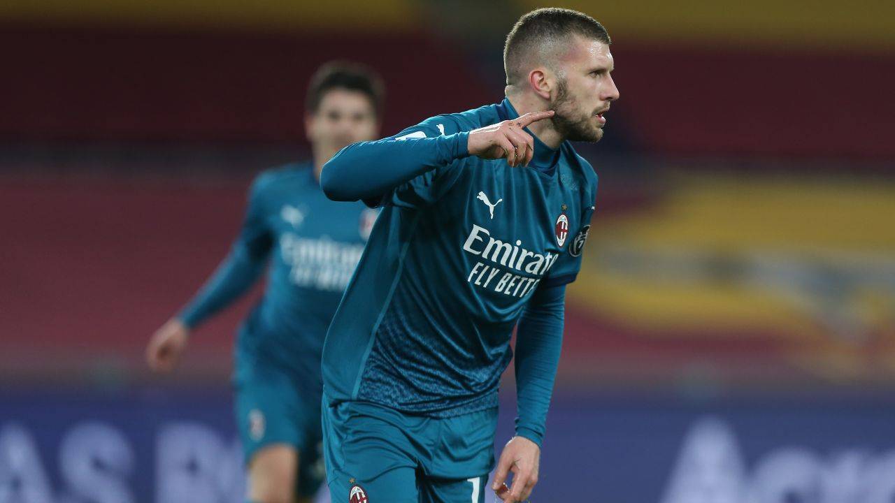 Ante Rebic esulta