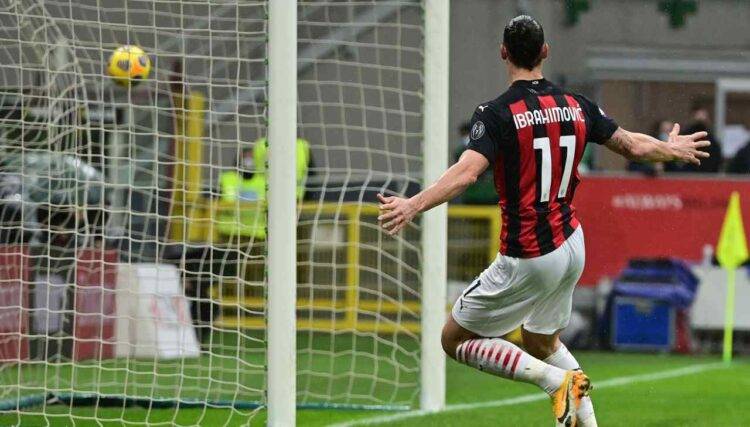 Ibrahimovic in gol contro il Crotone