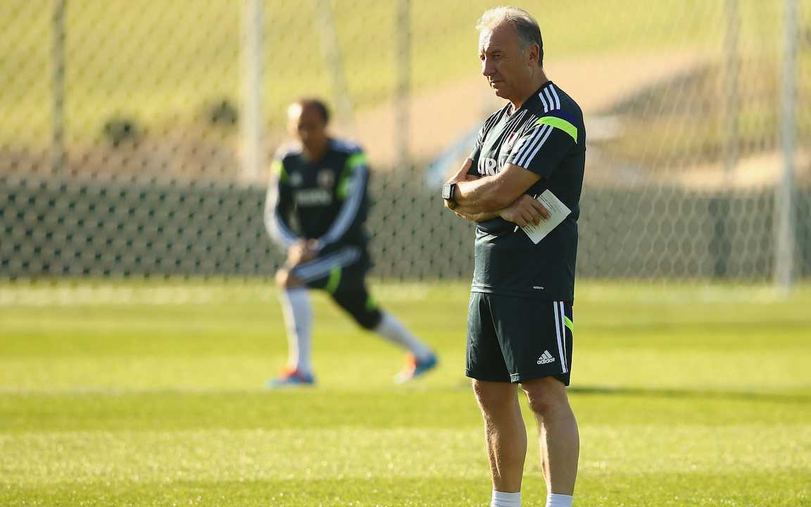 Zaccheroni allenamento