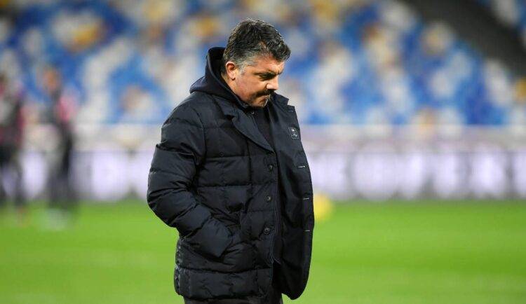 Rino Gattuso triste