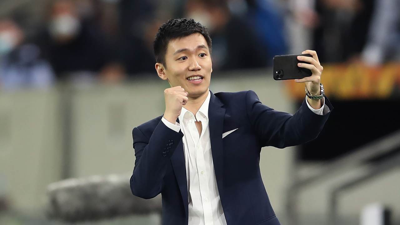Steven Zhang esulta