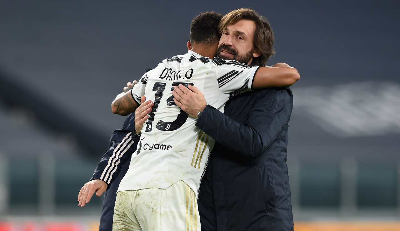 Abbraccio Danilo Pirlo