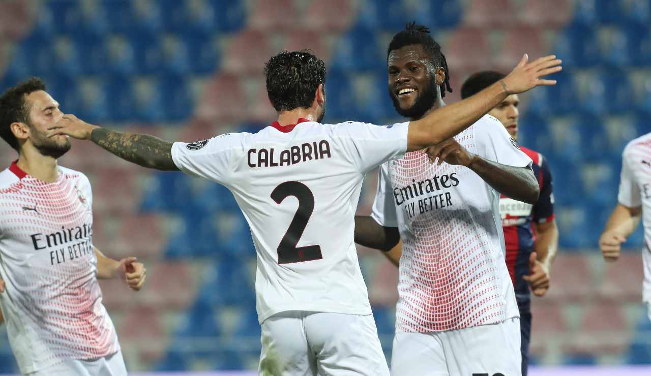 Calabria e Kessie esultano