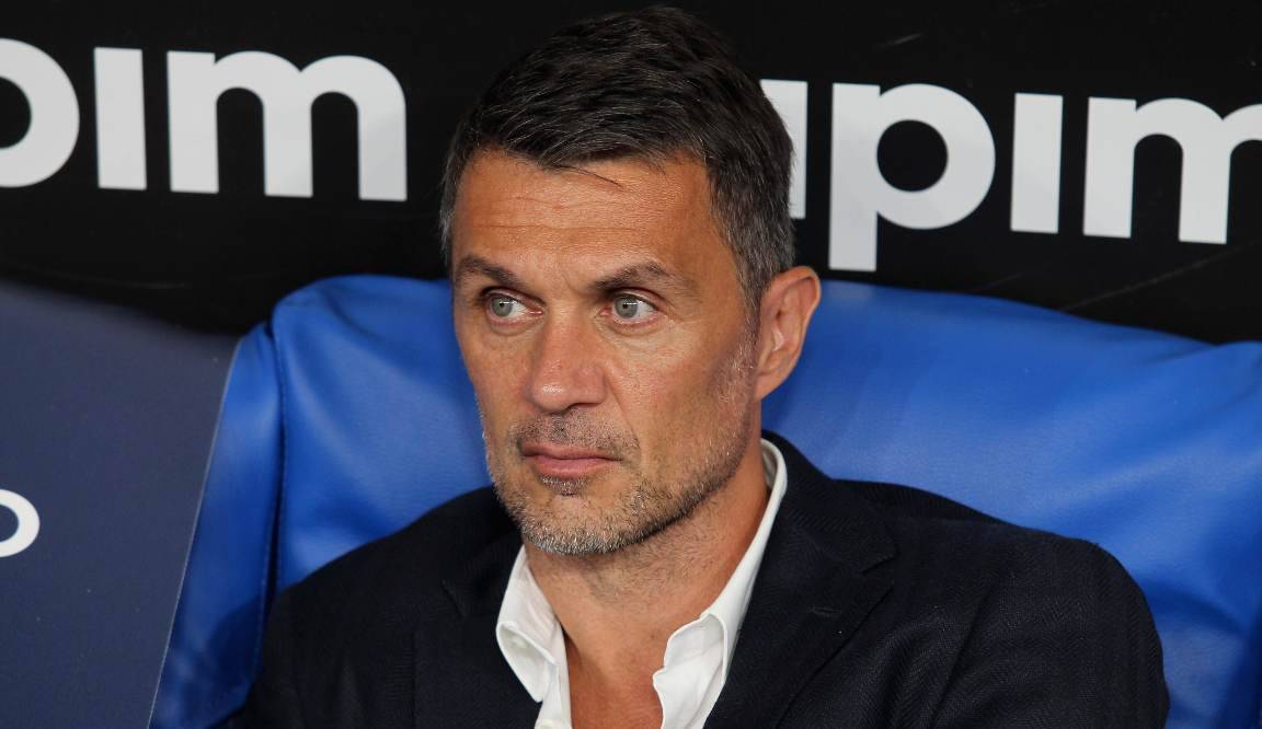 Paolo Maldini in panchina