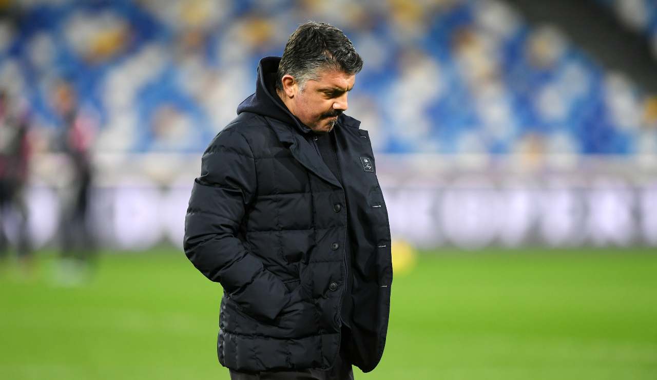 Rino Gattuso triste