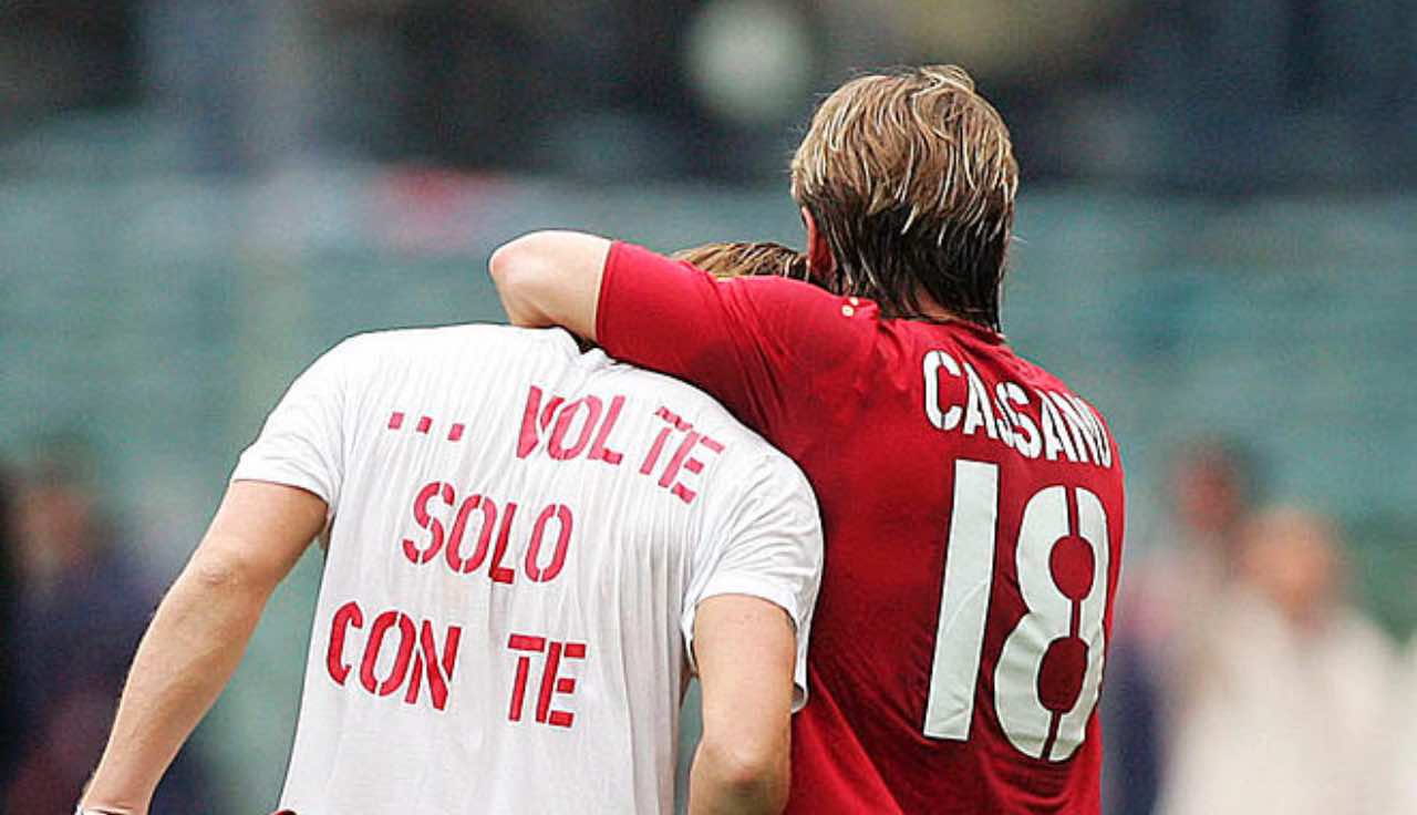 Cassano e Totti