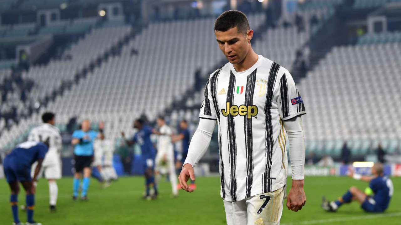 Cristiano Ronaldo arrabbiato