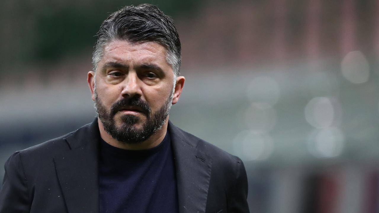 Gattuso in campo