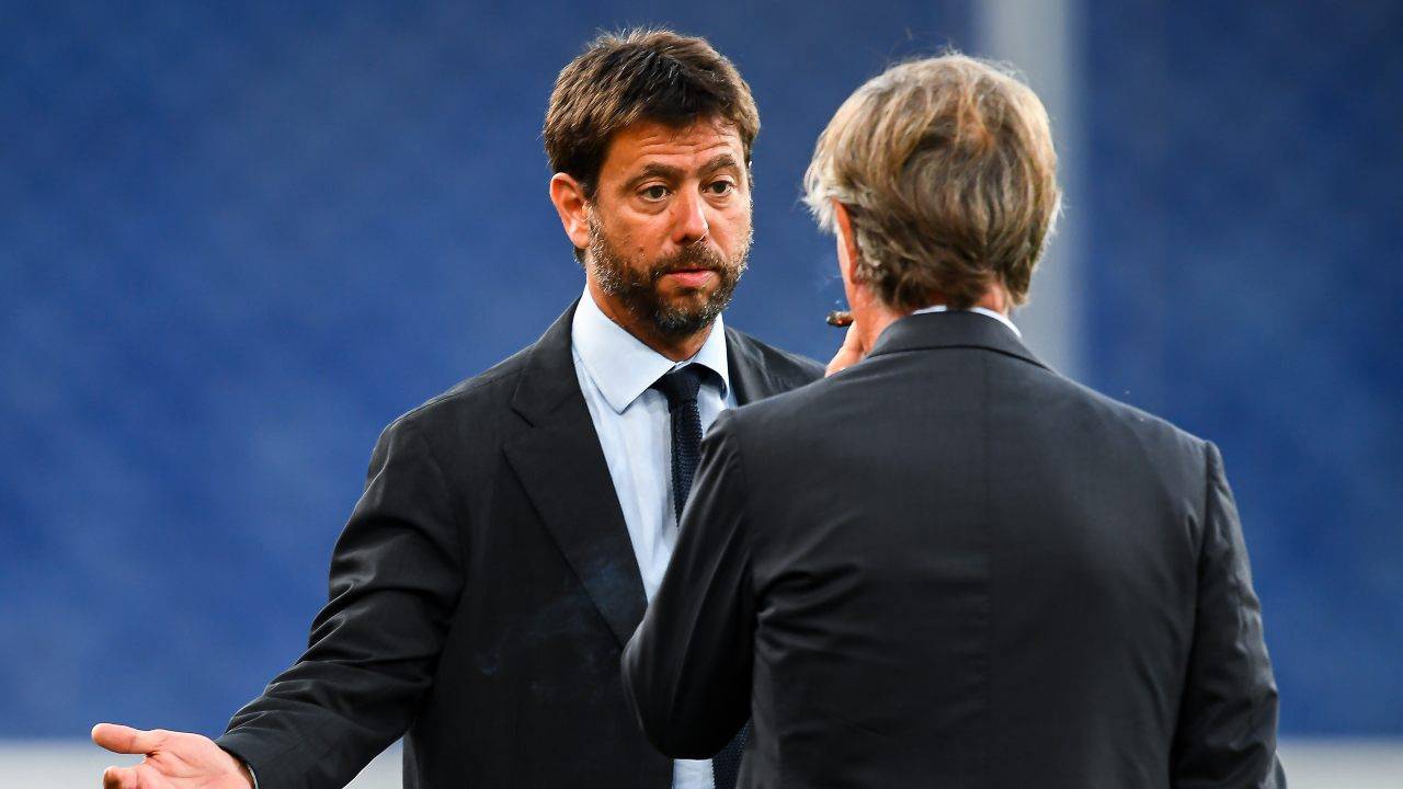Andrea Agnelli a colloquio