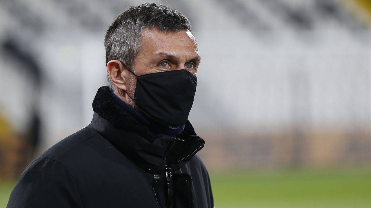 Paolo Maldini in campo