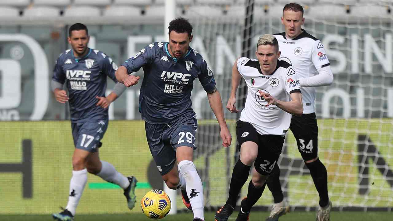 Spezia e Benevento in campo