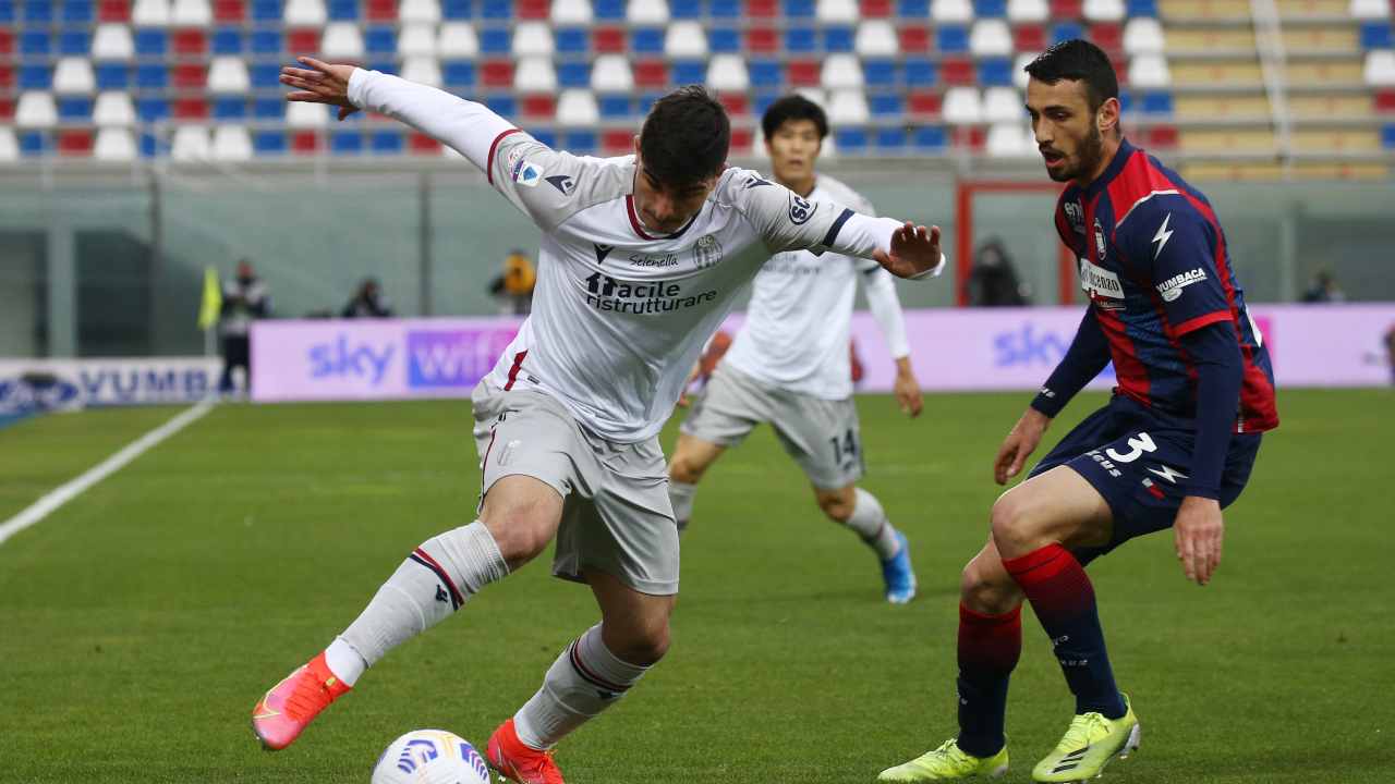 Crotone e Bologna in campo