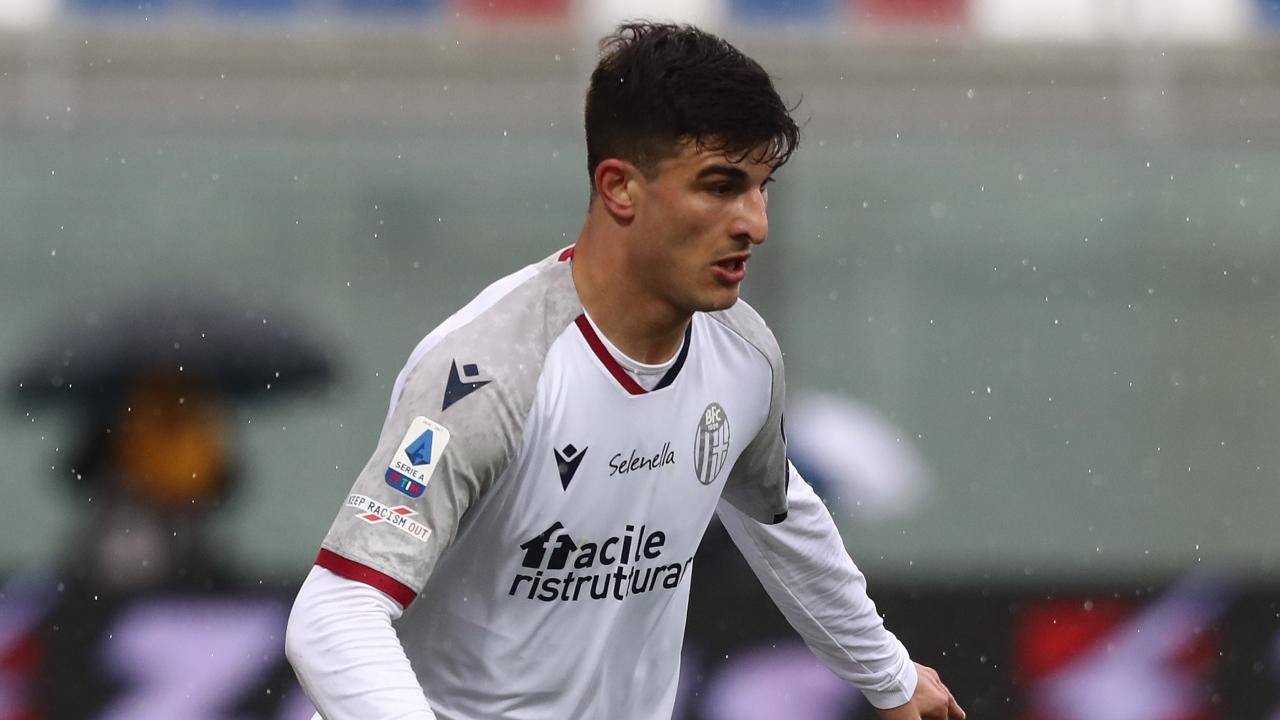 Riccardo Orsolini in campo