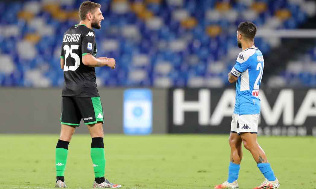 Insigne e Caputo parlano in campo
