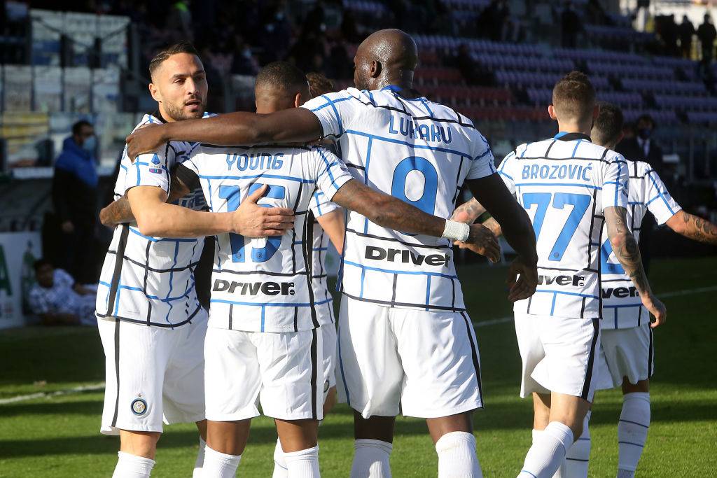 Inter esultanza a Cagliari