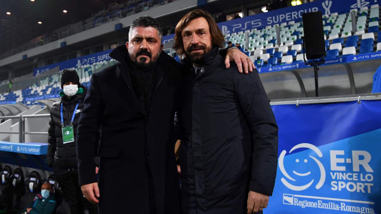 Pirlo e Gattuso al Mapei stadium