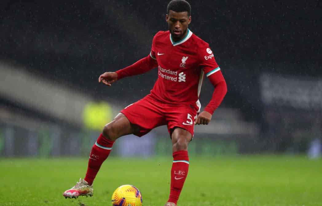 Wijnaldum in campo col Liverpool 