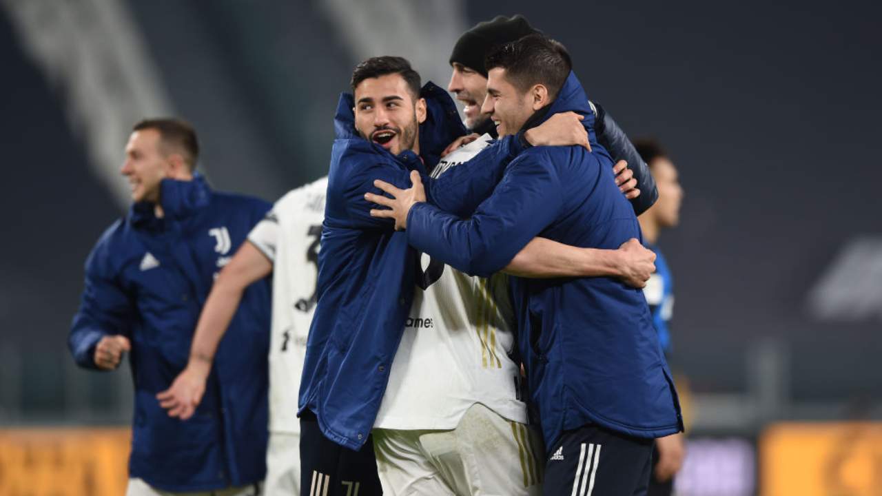 esultanza della Juventus