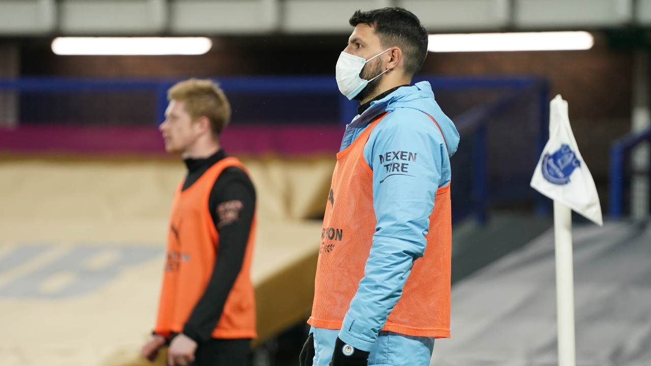 Sergio Aguero in campo