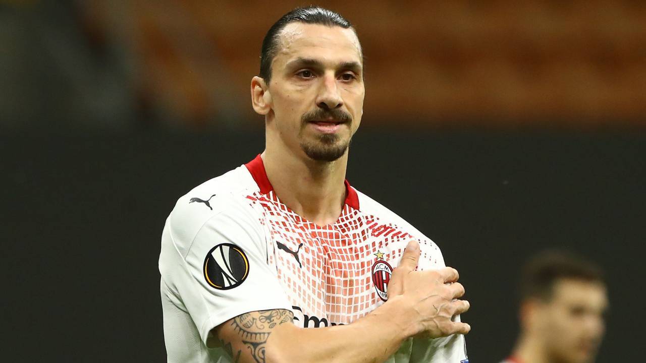 Zlatan Ibrahimovic in campo