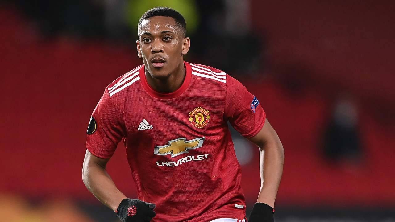 Anthony Martial in azione